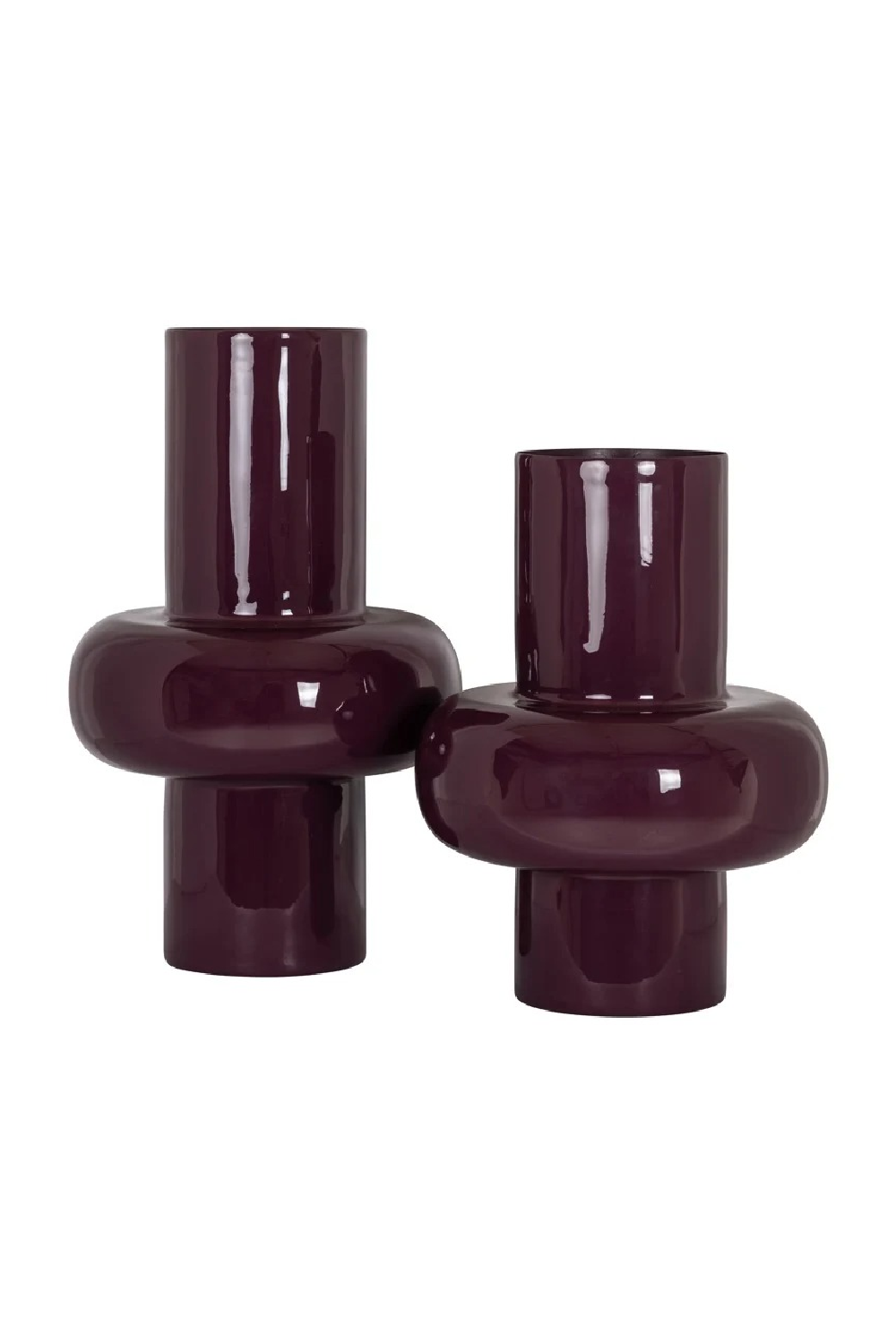 Glossy Burgundy Vase | Oroa.com