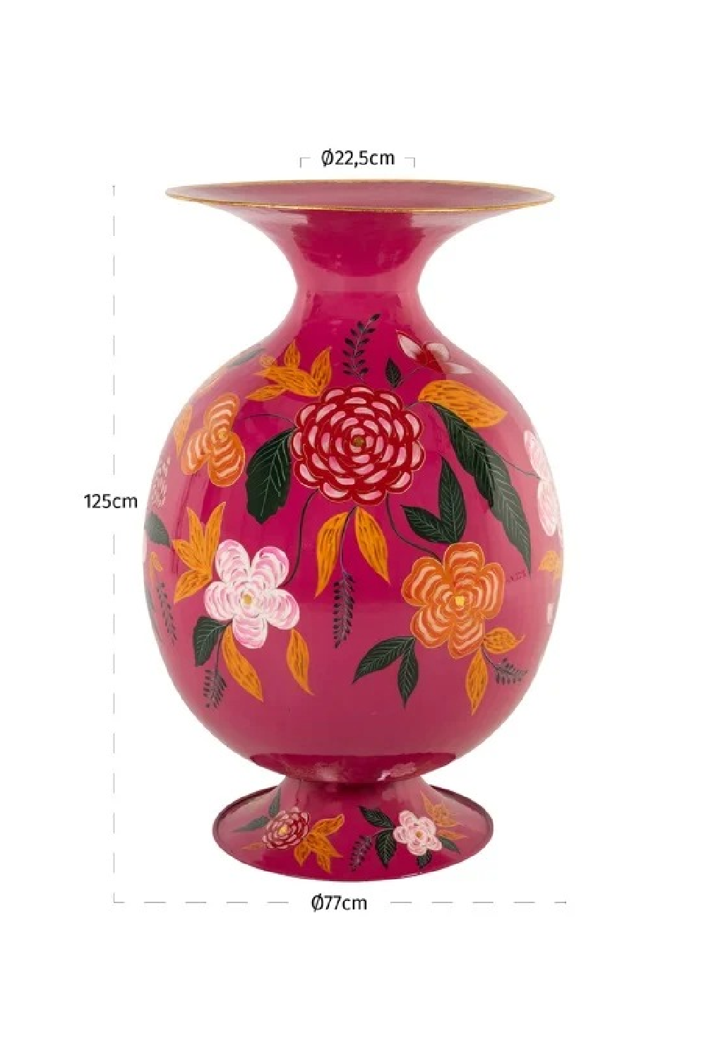 Pink Floral Vase | Richmond Interiors Anicia | Oroa.com