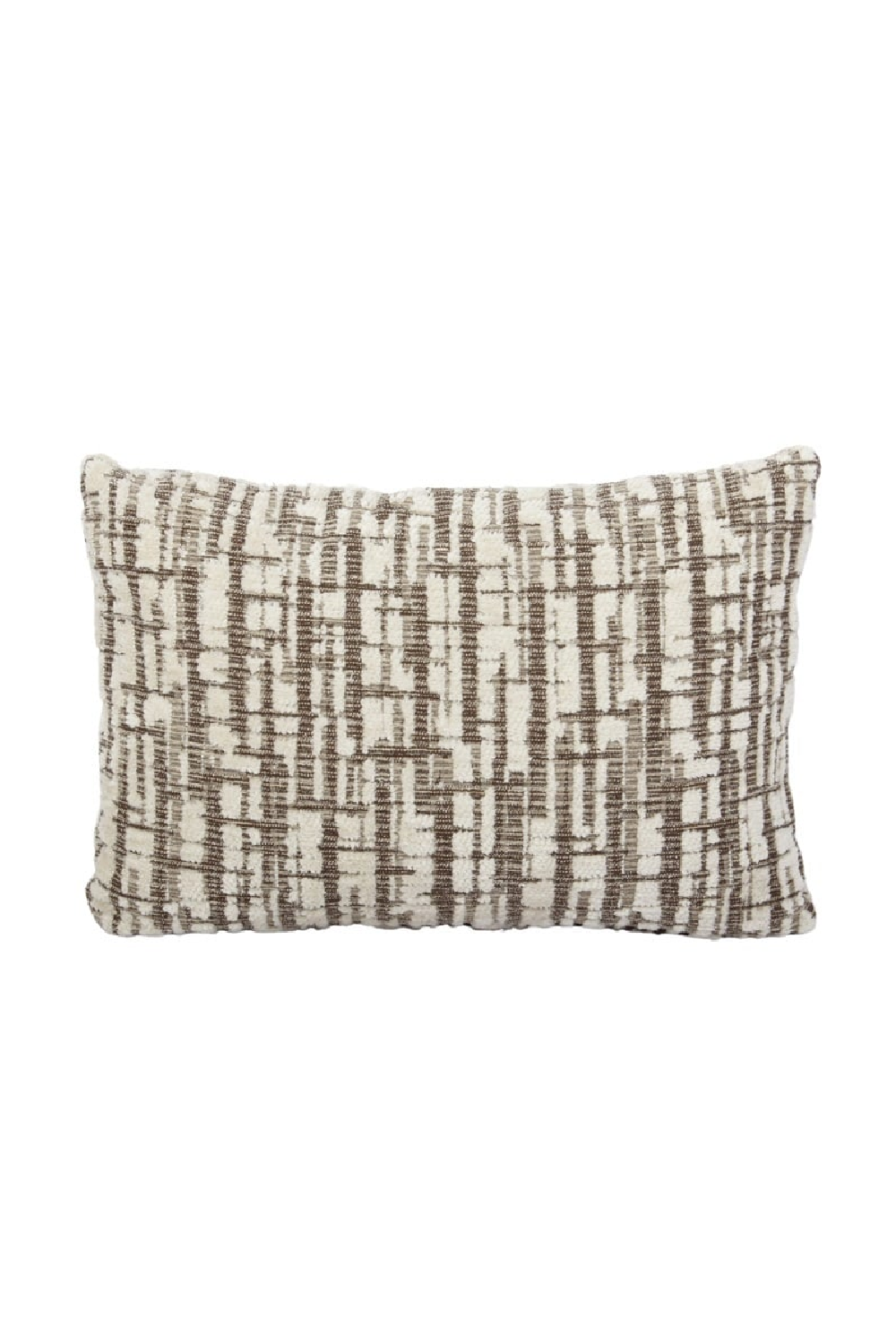 Cream Printed Rectangular Cushion | Richmond Interiors Oliv | Oroa.com