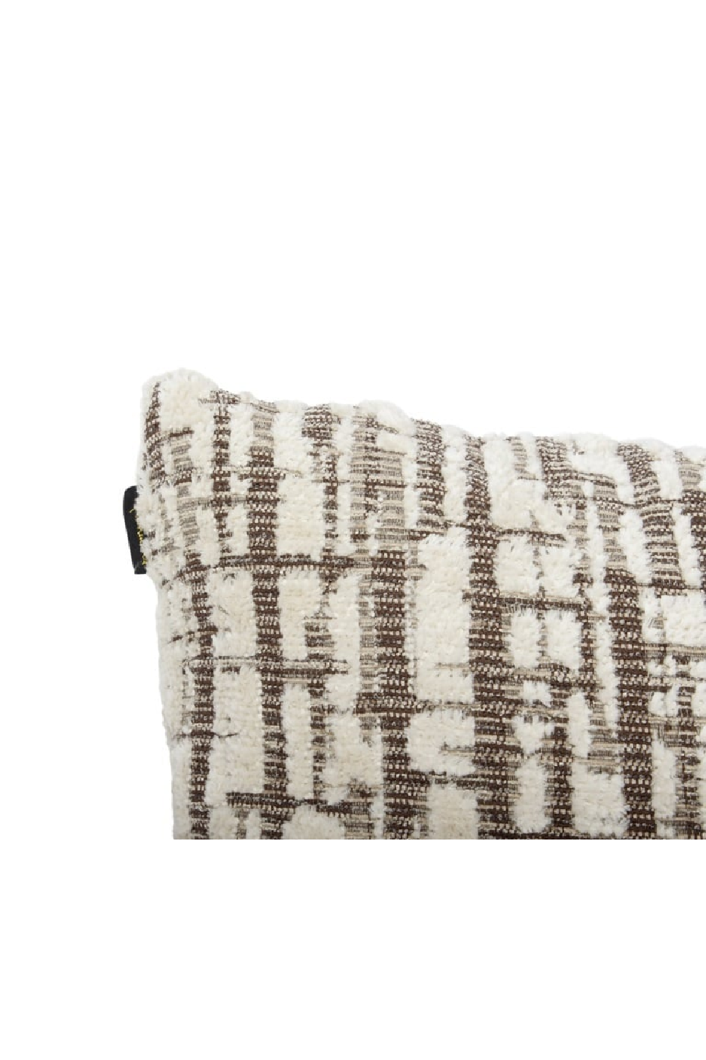 Cream Printed Rectangular Cushion | Richmond Interiors Oliv | Oroa.com