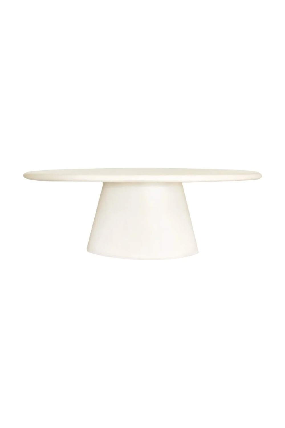 White Oval Indoor/Outdoor Dining Table | Richmond Interiors Urban Bloom | Oroa.com