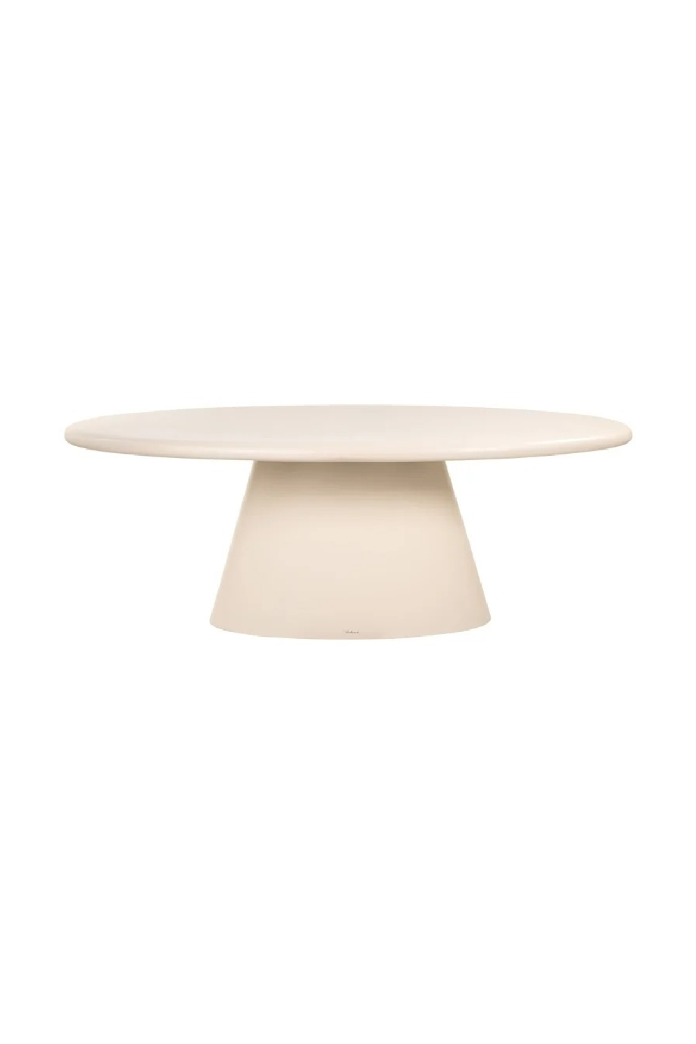 White Oval Indoor/Outdoor Dining Table | Oroa.com