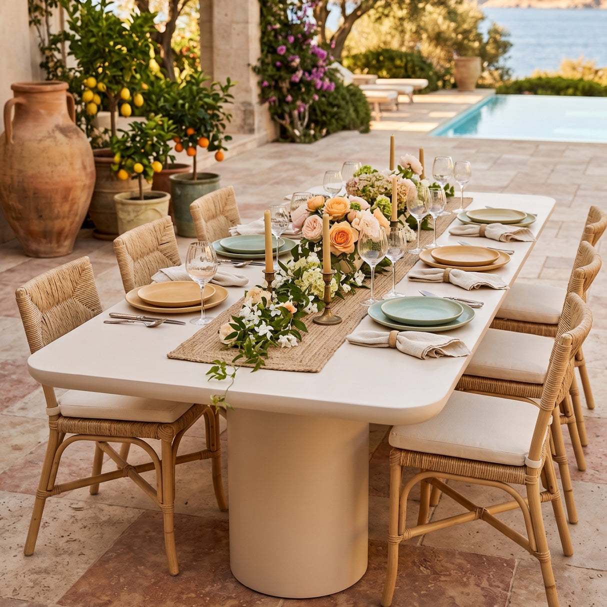 Concrete Indoor/Outdoor Dining Table | Oroa.com