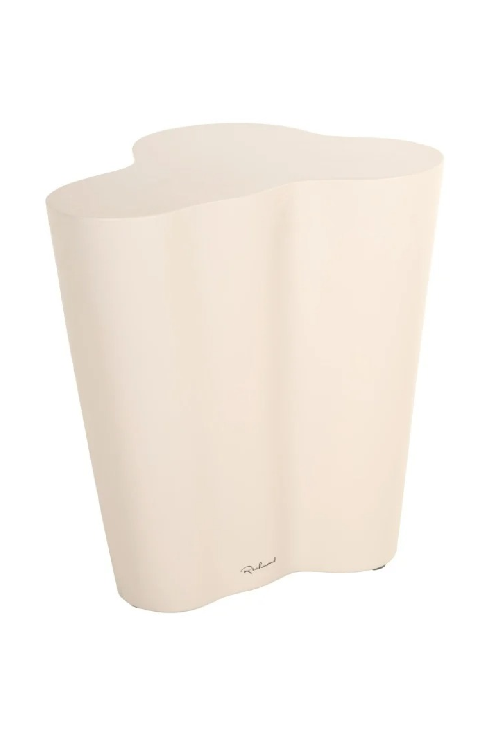 White Organic Indoor/Outdoor End Table | Richmond Interiors Urban Bloom | Oroa.com