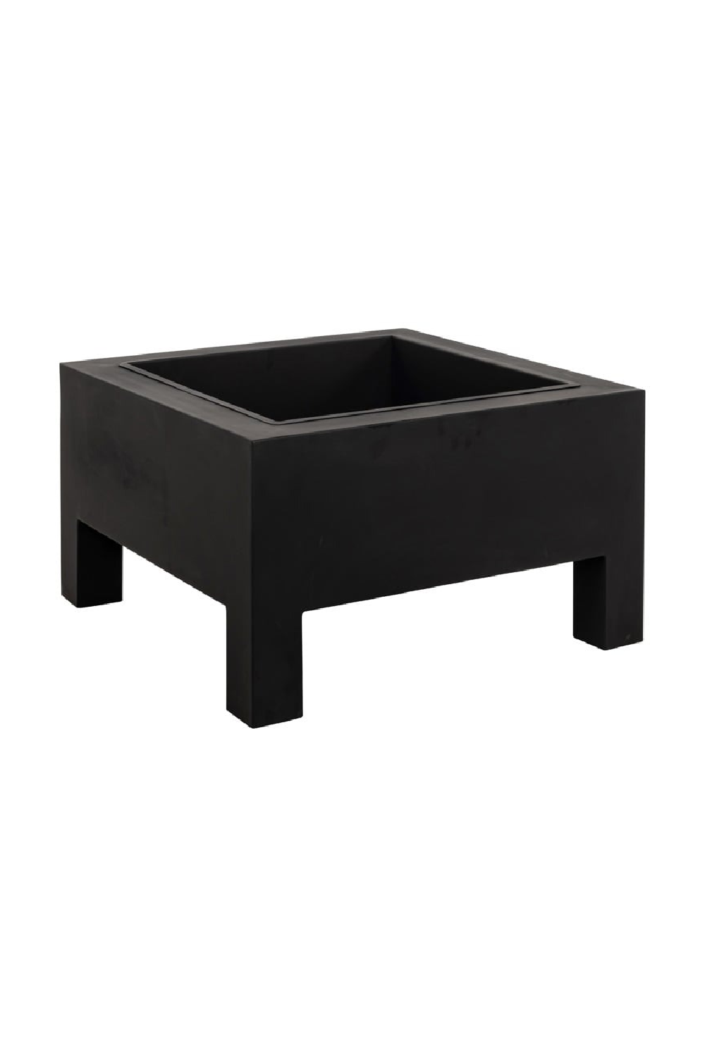 Black Square Fire Pit | Oroa.com