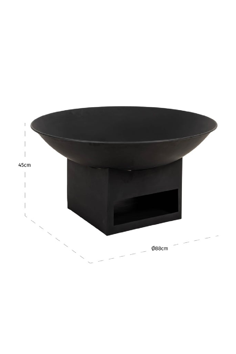 Black Iron Outdoor Fire Bowl | Oroa.com