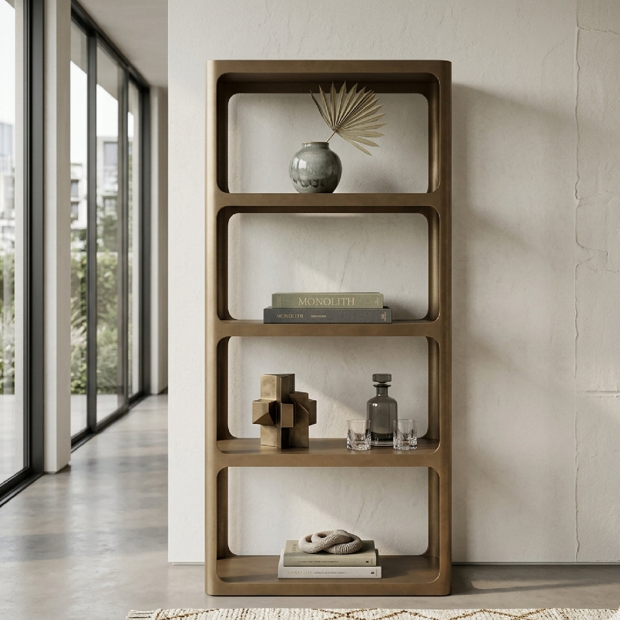 Brass Framed Wall Cabinet | Oroa.com