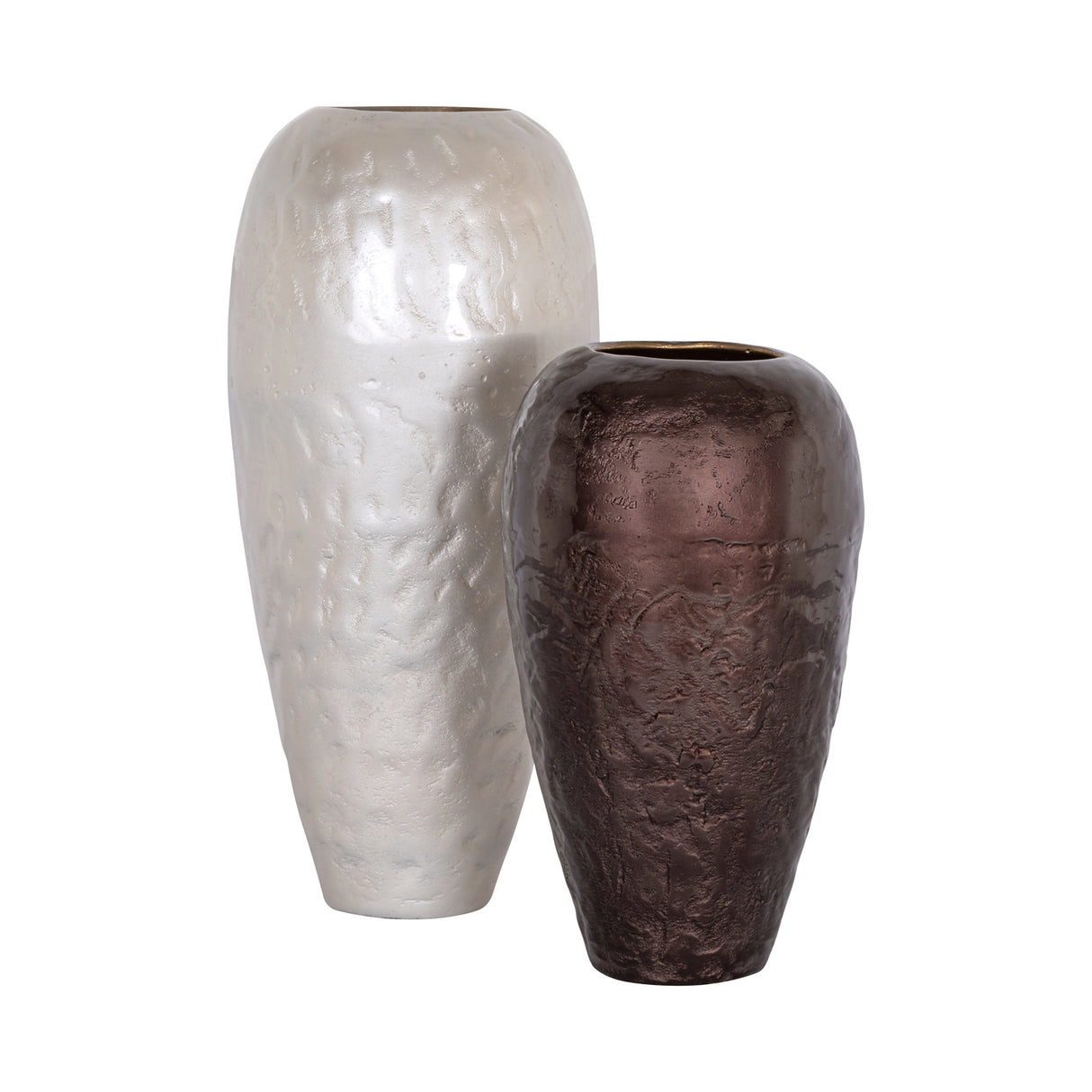 Dark Brown Aluminum Vase | Oroa.com
