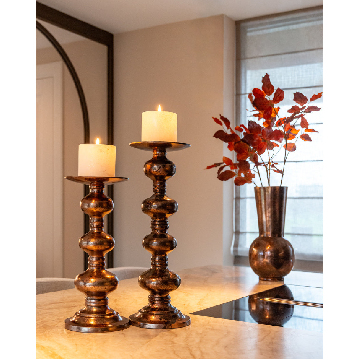 Copper Candle Holder | Oroa.com
