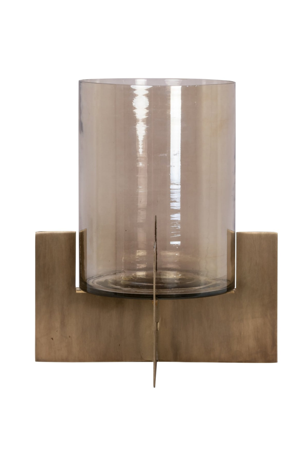 Gold Cruciform Candle Holder | Richmond Interiors Resa | Oroa.com