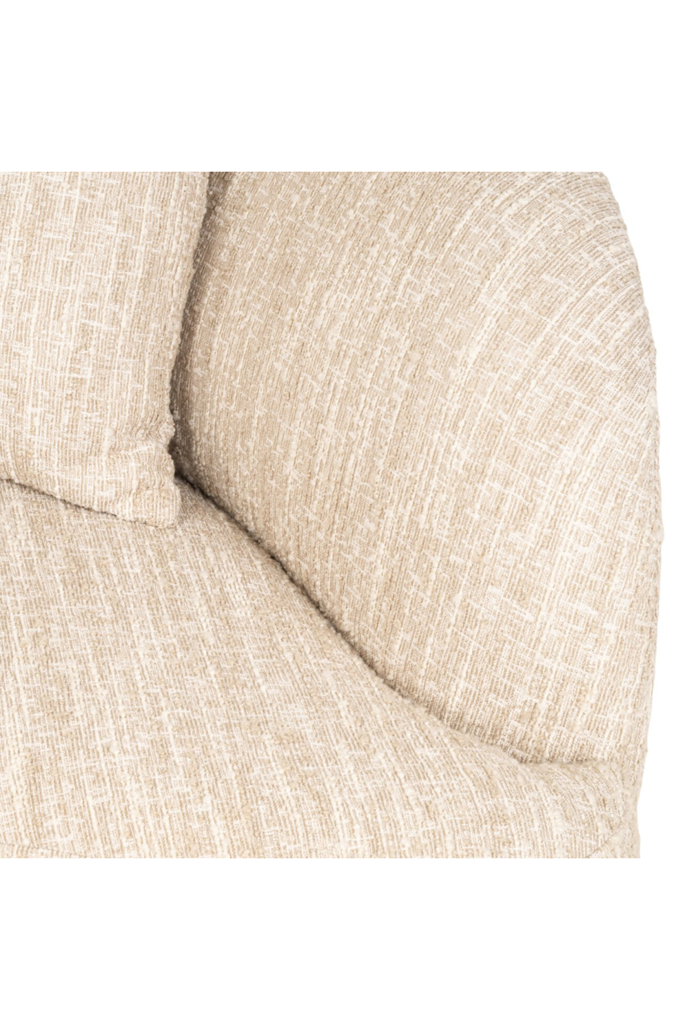 Beige Curved Lounge Sofa | Oroa.com