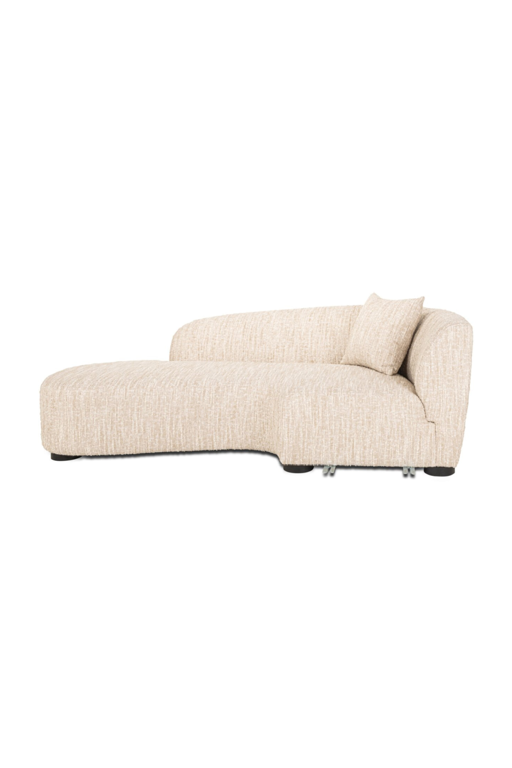 Beige Curved Lounge Sofa | Oroa.com