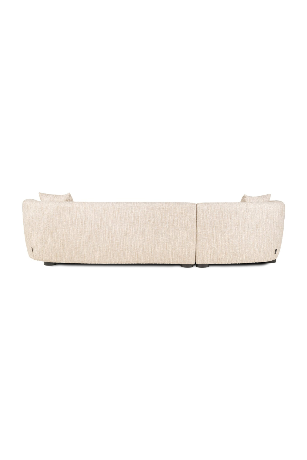 Beige Curved Lounge Sofa | Oroa.com