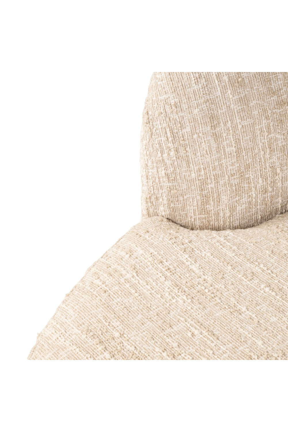 Beige Curved Lounge Sofa | Oroa.com
