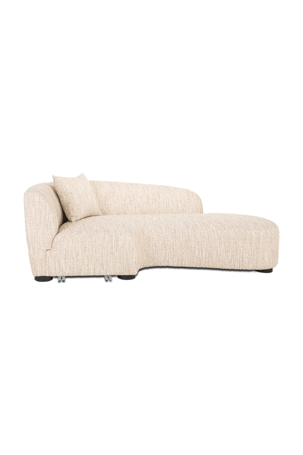 Beige Curved Lounge Sofa | Oroa.com