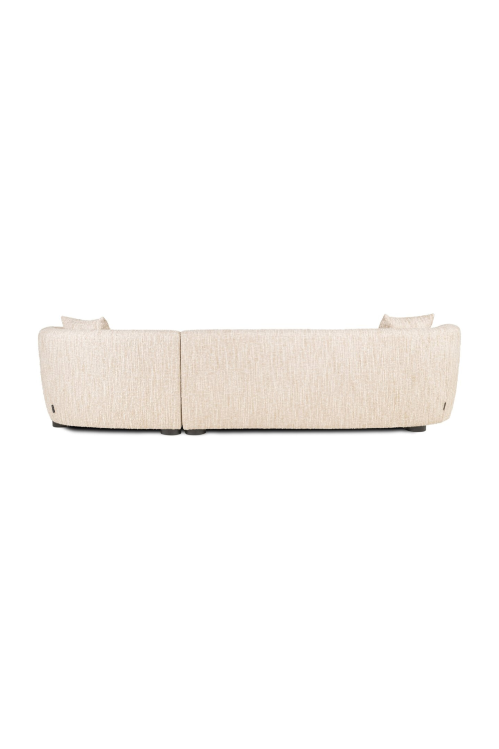 Beige Curved Lounge Sofa | Oroa.com