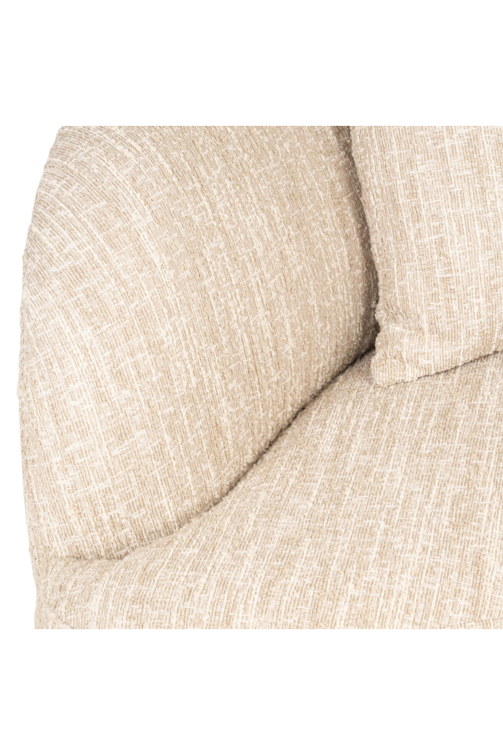 Beige Curved Lounge Sofa | Oroa.com