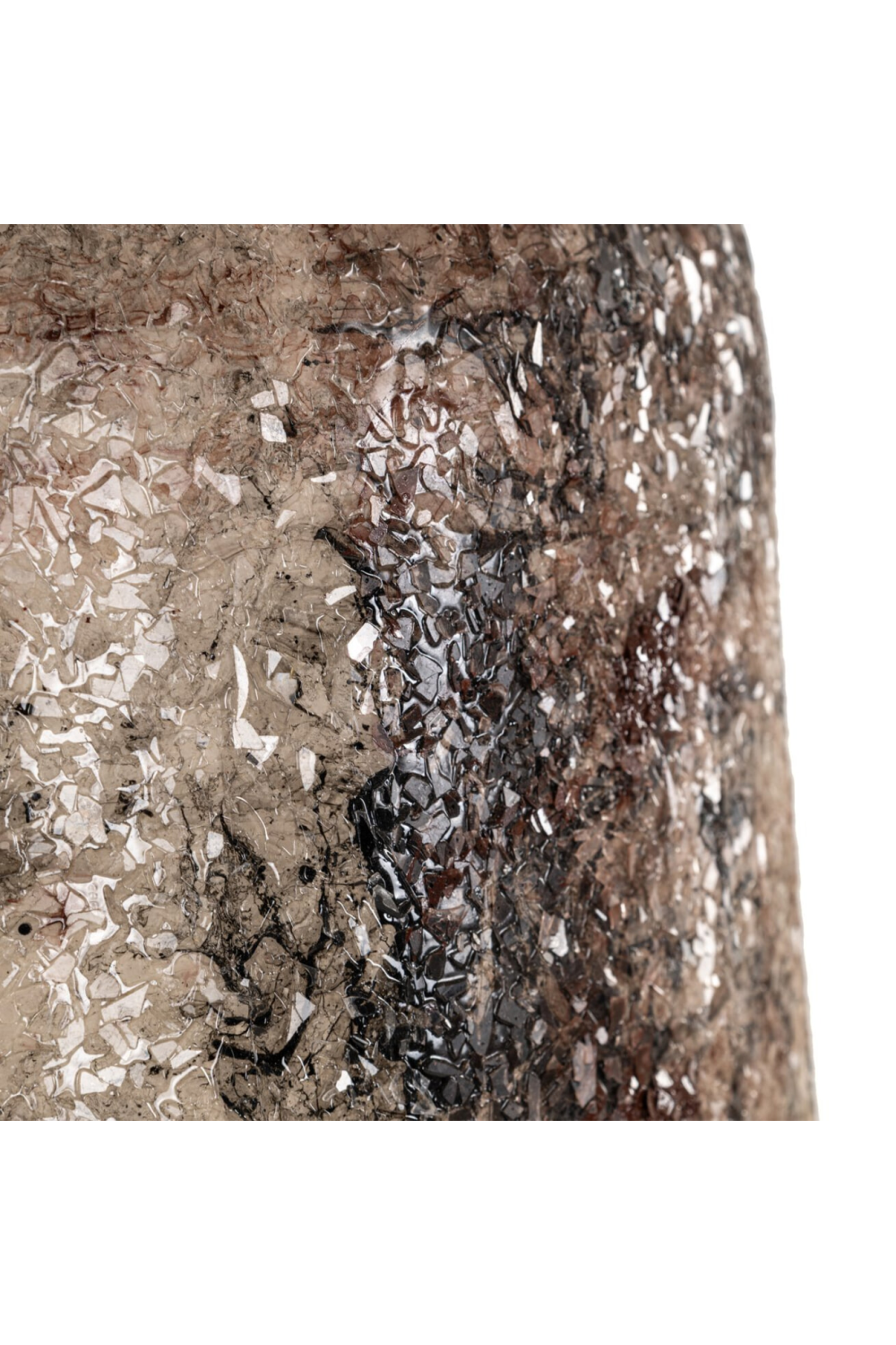 Modern European furniture - Beige Iron Vase - www.oroa.com | Oroa.com
