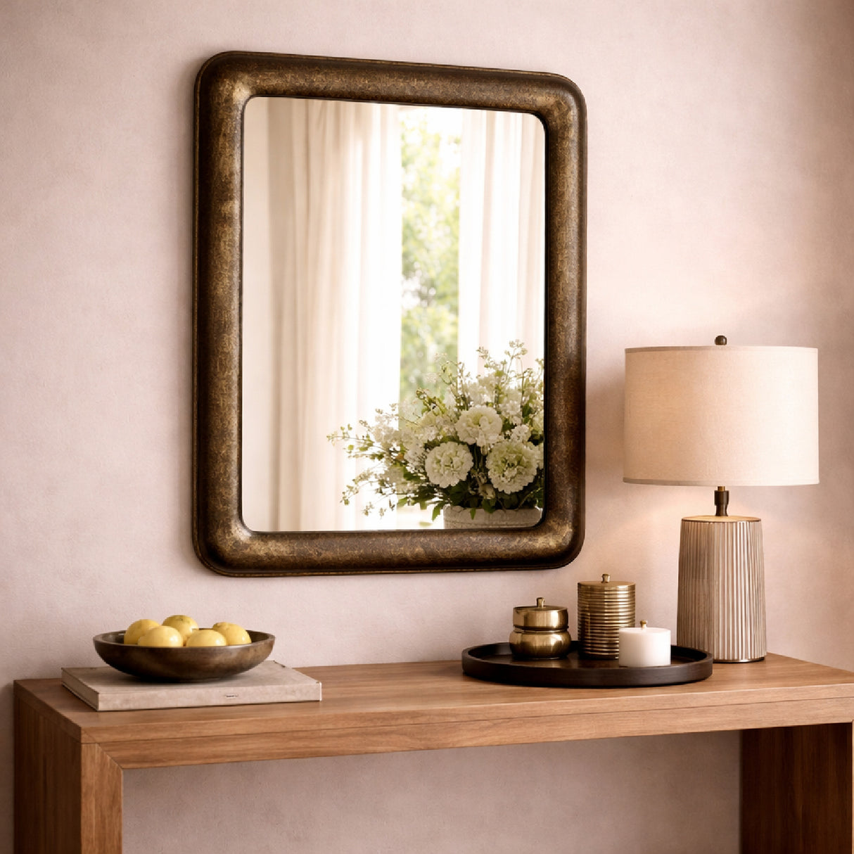 Antique Brass Mirror | Oroa.com