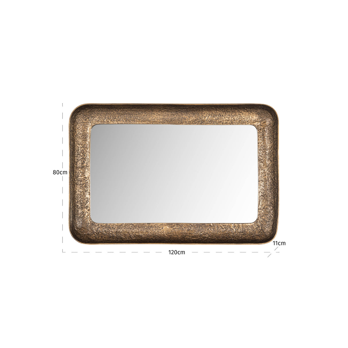 Antique Brass Mirror | Oroa.com