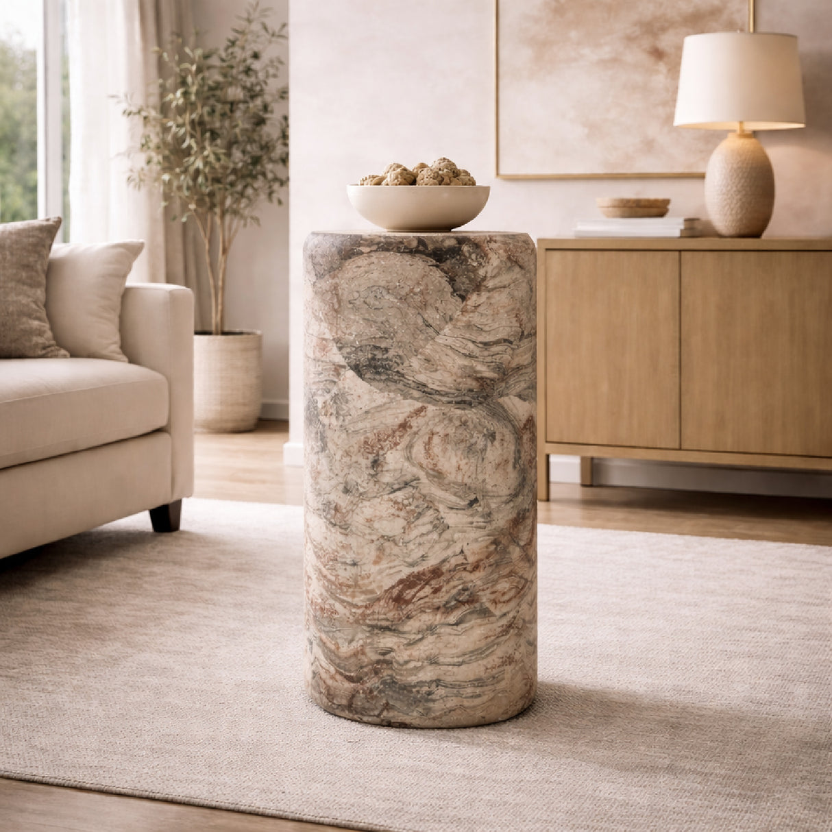 Beige Textured Column | Oroa.com