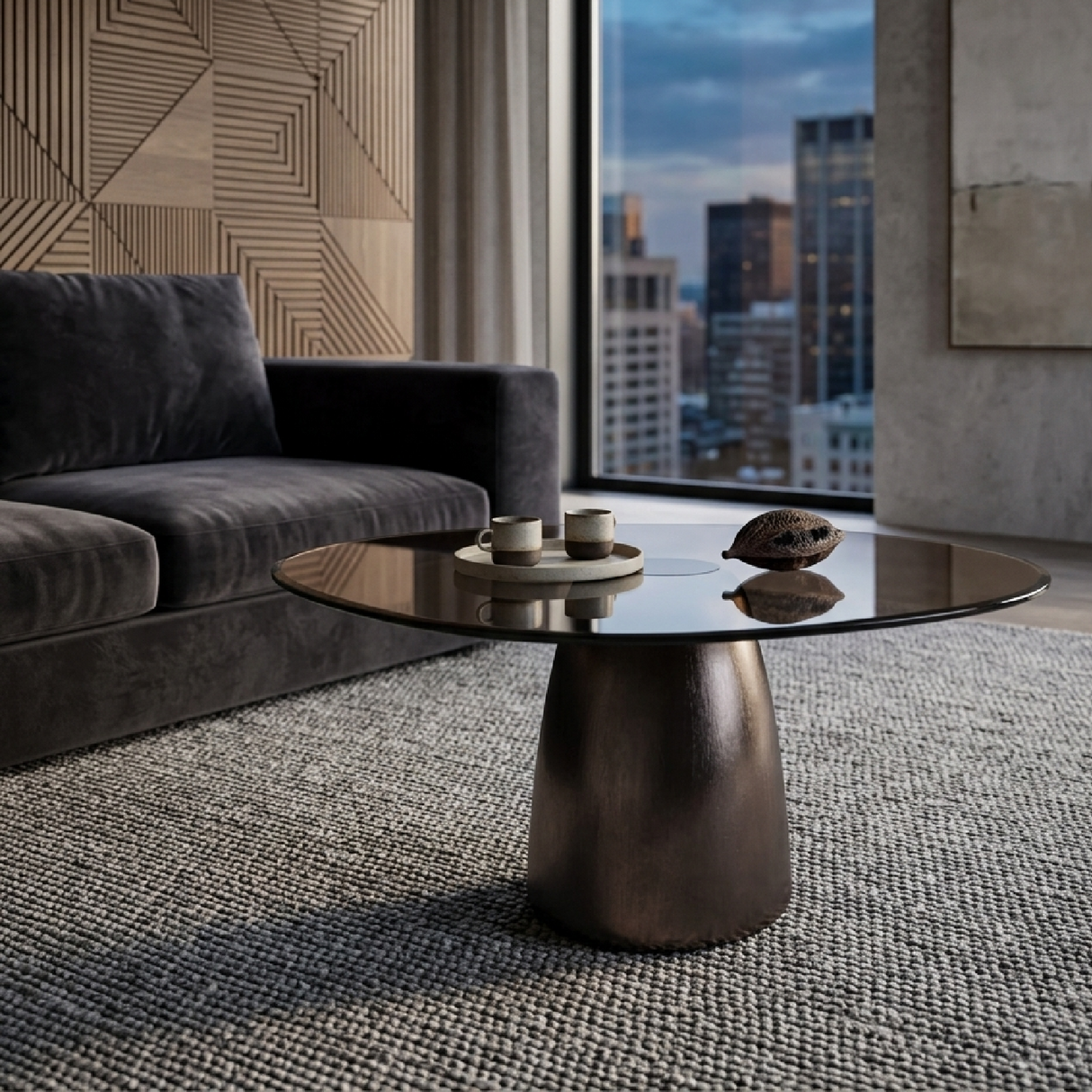 Bronze Base Coffee Table | Oroa.com