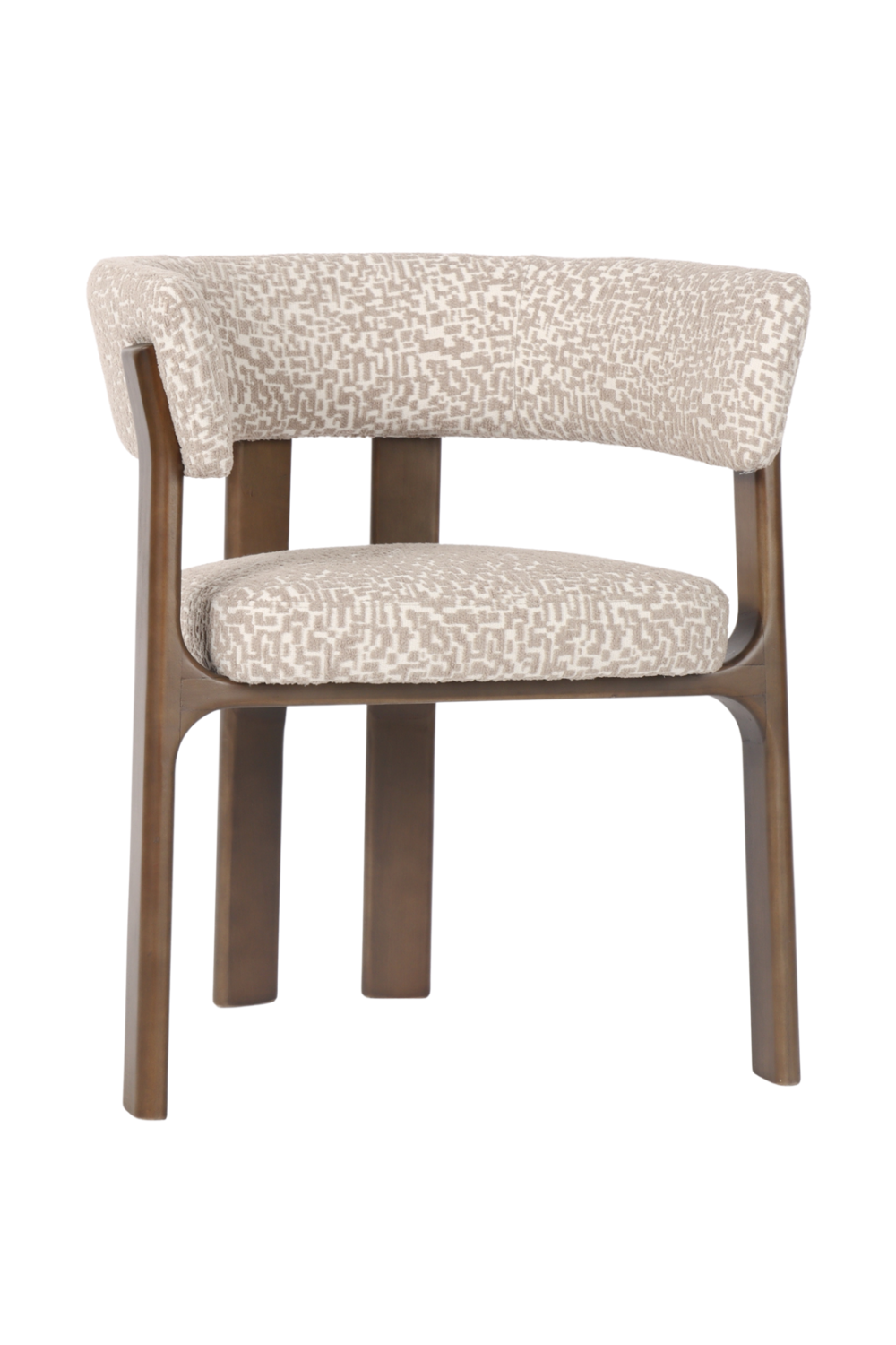 Wood Framed Curve Dining Chair | Richmond Interiors Contigo | Oroa.com