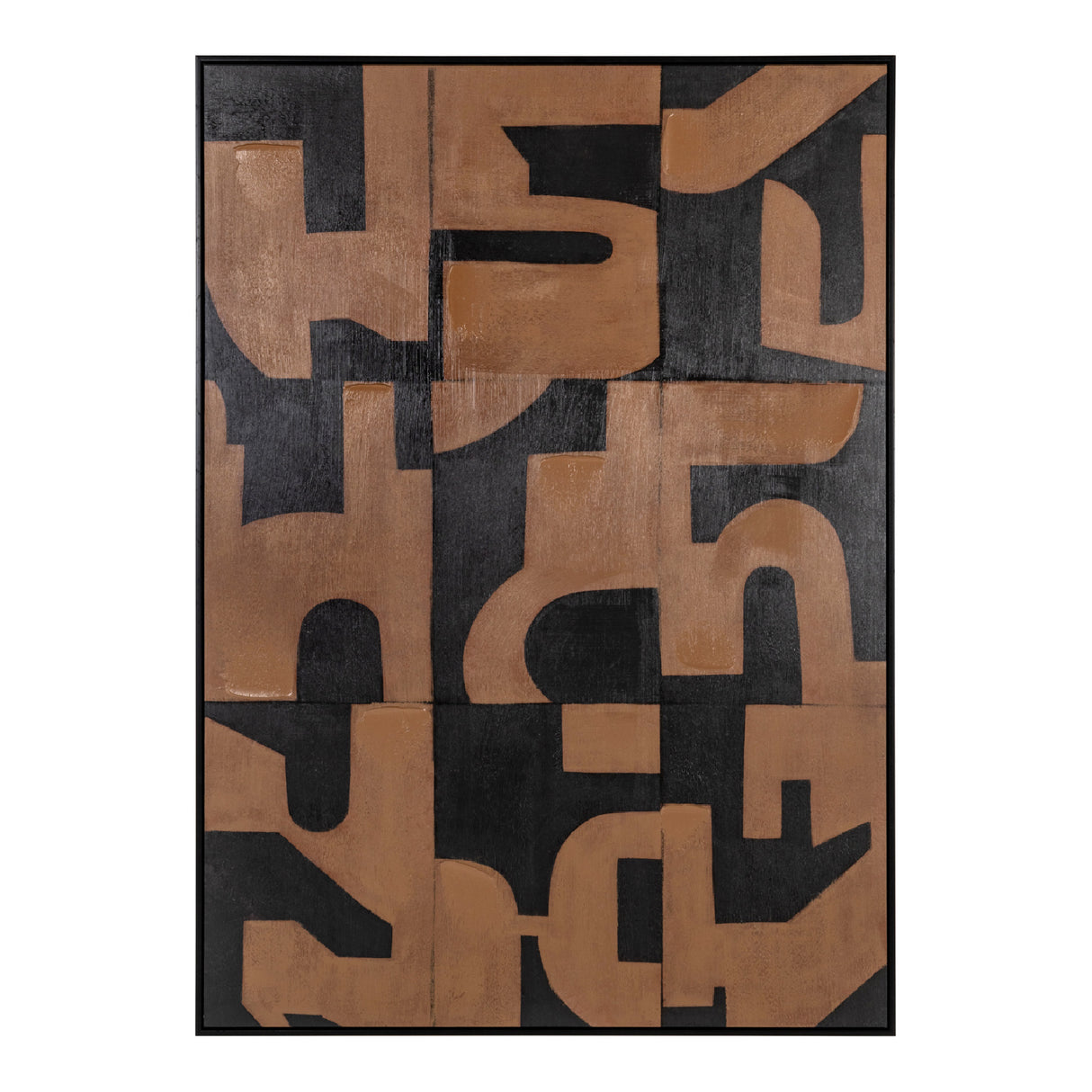 Brown Abstract Wall Art | Oroa.com