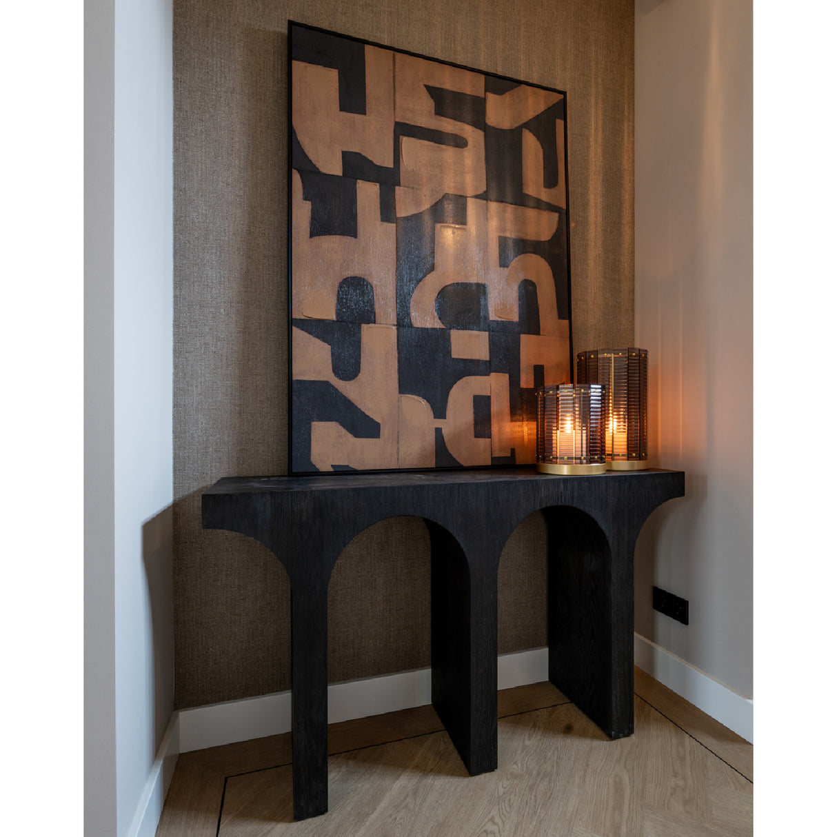 Brown Abstract Wall Art | Oroa.com