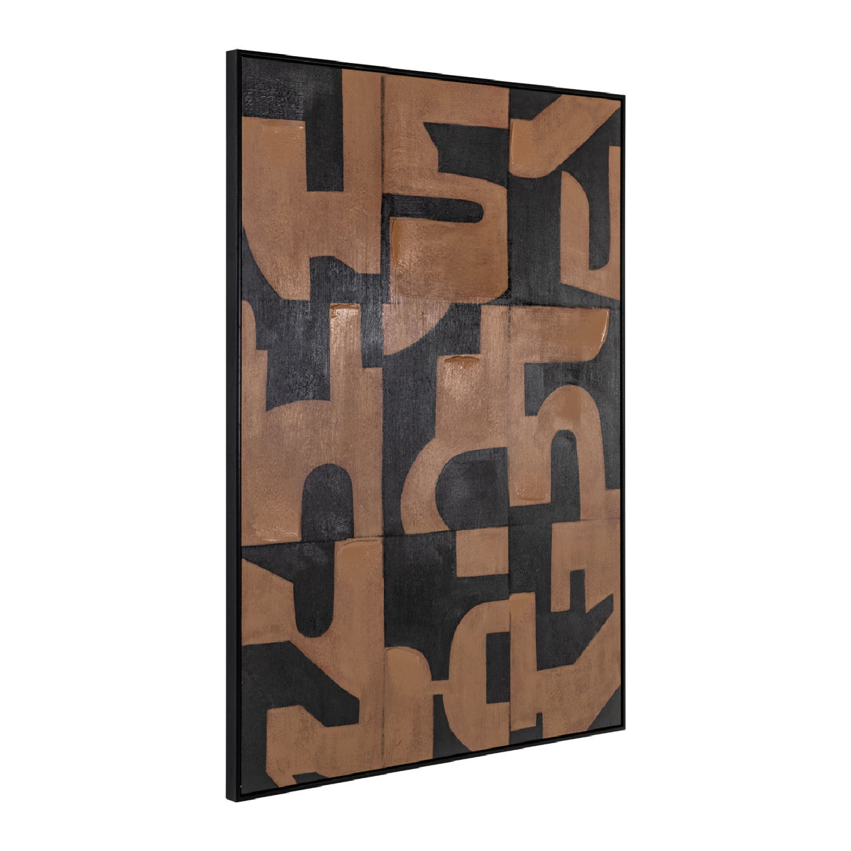 Brown Abstract Wall Art | Oroa.com