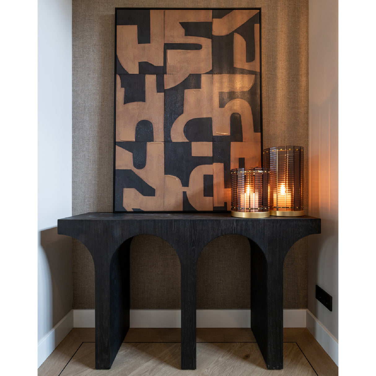 Brown Abstract Wall Art | Oroa.com