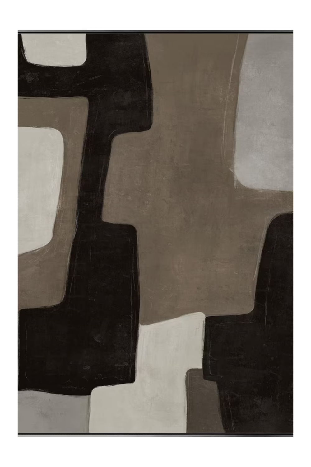 Brown Minimalist Wall Art | Richmond Interiors Mirage | Oroa.com