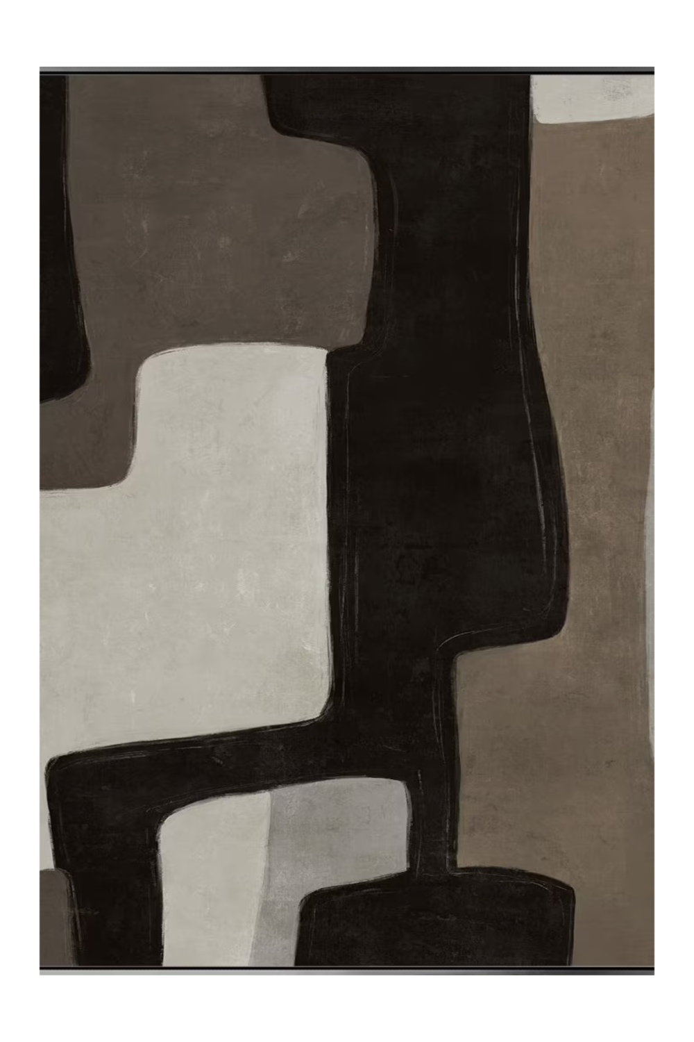 Brown Minimalist Wall Art | Richmond Interiors Mirage | Oroa.com