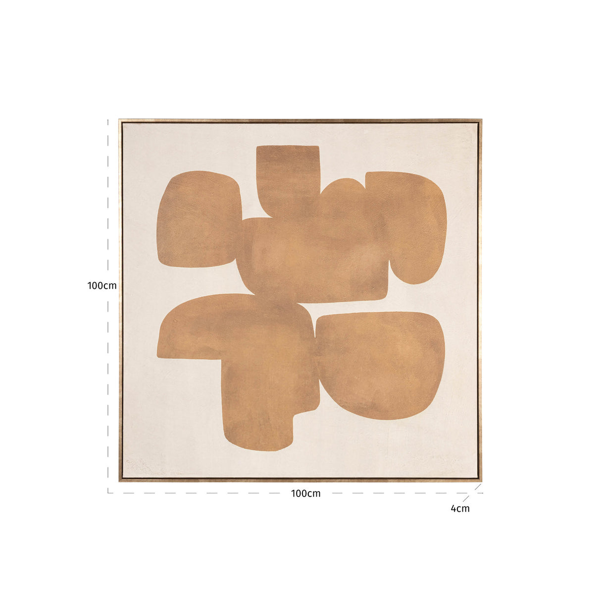 Gold Abstract Wall Art | Oroa.com
