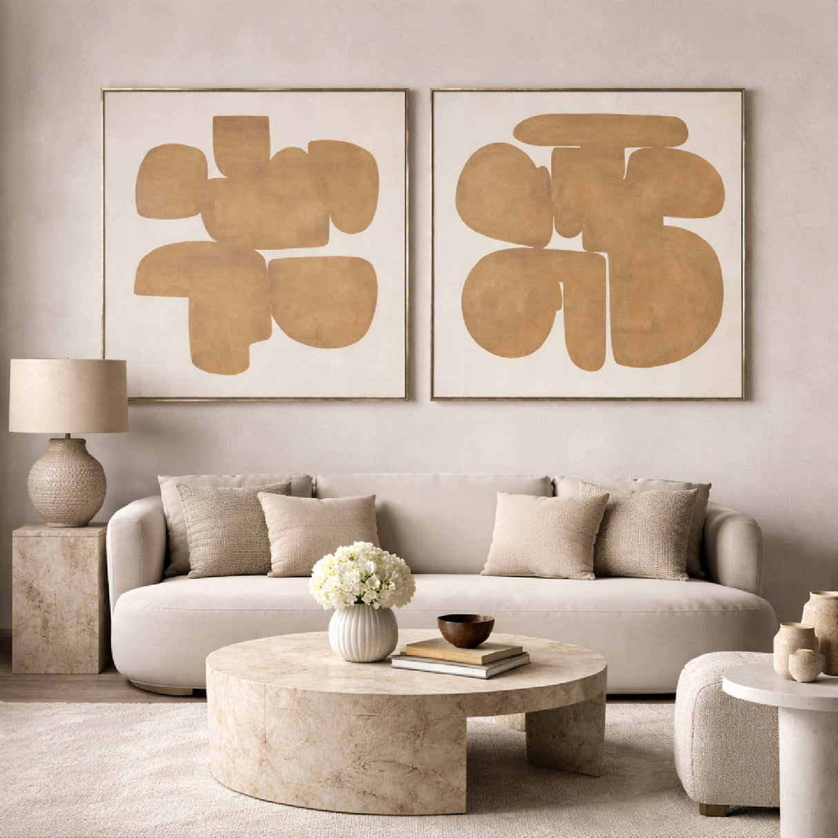 Gold Abstract Wall Art | Oroa.com