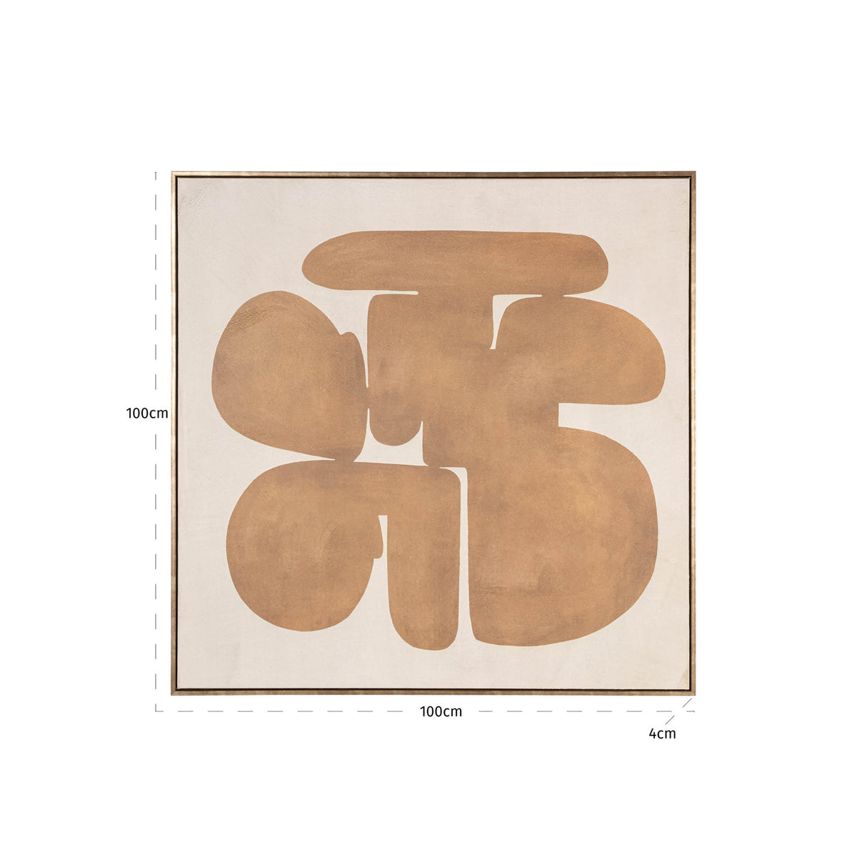 Gold Abstract Wall Art | Oroa.com