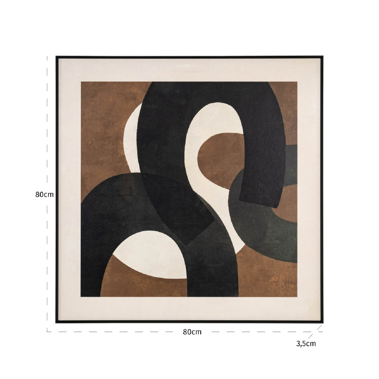 Brown Modern Minimalist Wall Art | Oroa.com