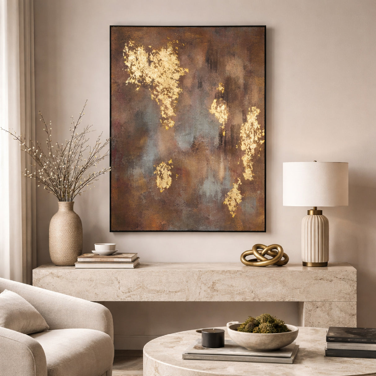 Gold Speckled Wall Art | Oroa.com