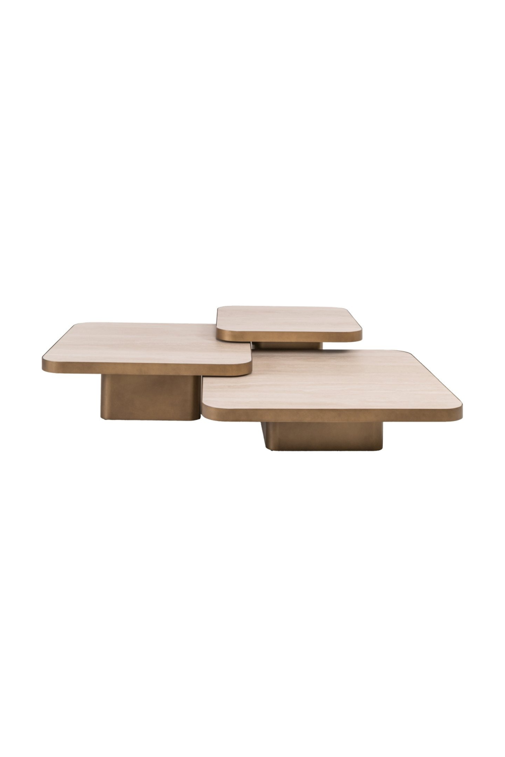 Glass/Ceramic Coffee Table Set (3) | Richmond Interiors Cumulus | Oroa.com