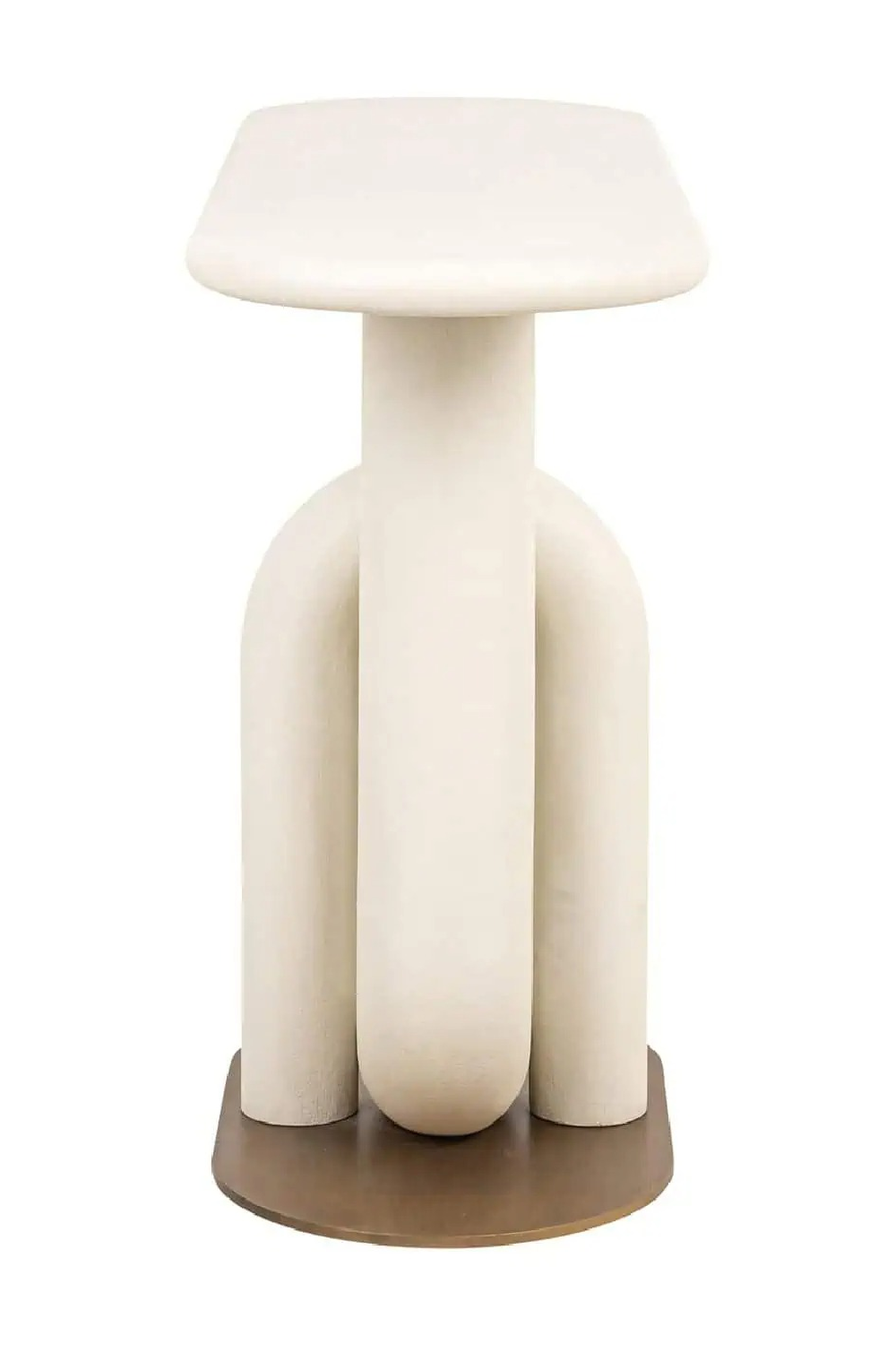 White Metal Modern Console | Richmond Interiors Winslow | Oroa.com