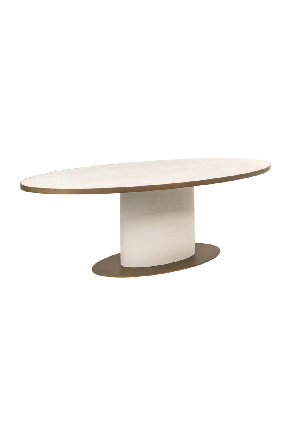Oval White Ceramic Dining Table | Richmond Interiors Tivoli | Oroa.com