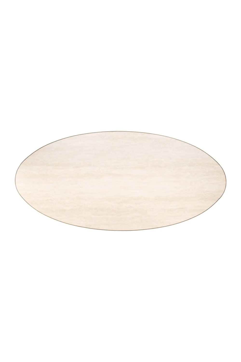 Oval White Ceramic Dining Table | Oroa.com