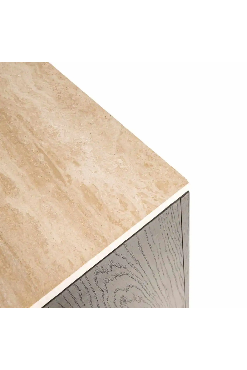 Travertine Top 4-Door Sideboard | Oroa.com
