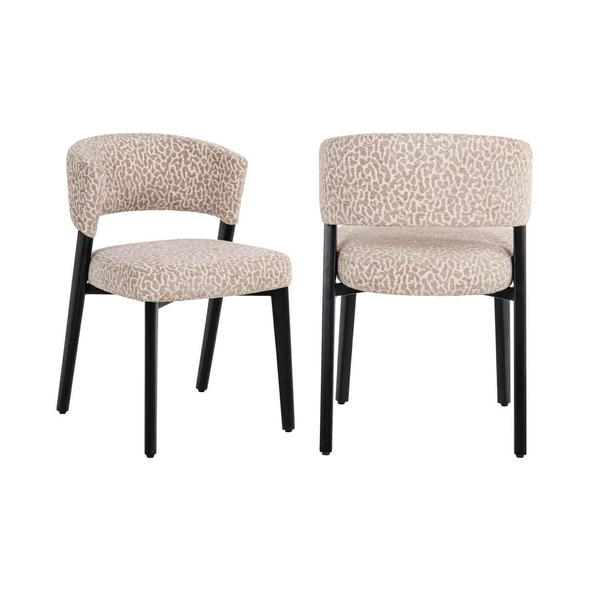 Curved Back Dining Chair | Oroa.com