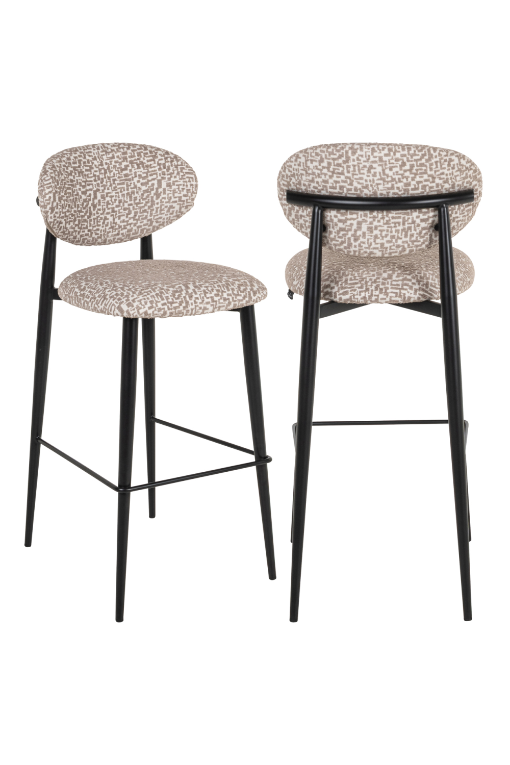 Upholstered Bar Stool | Richmond Interiors Dantes | Oroa.com