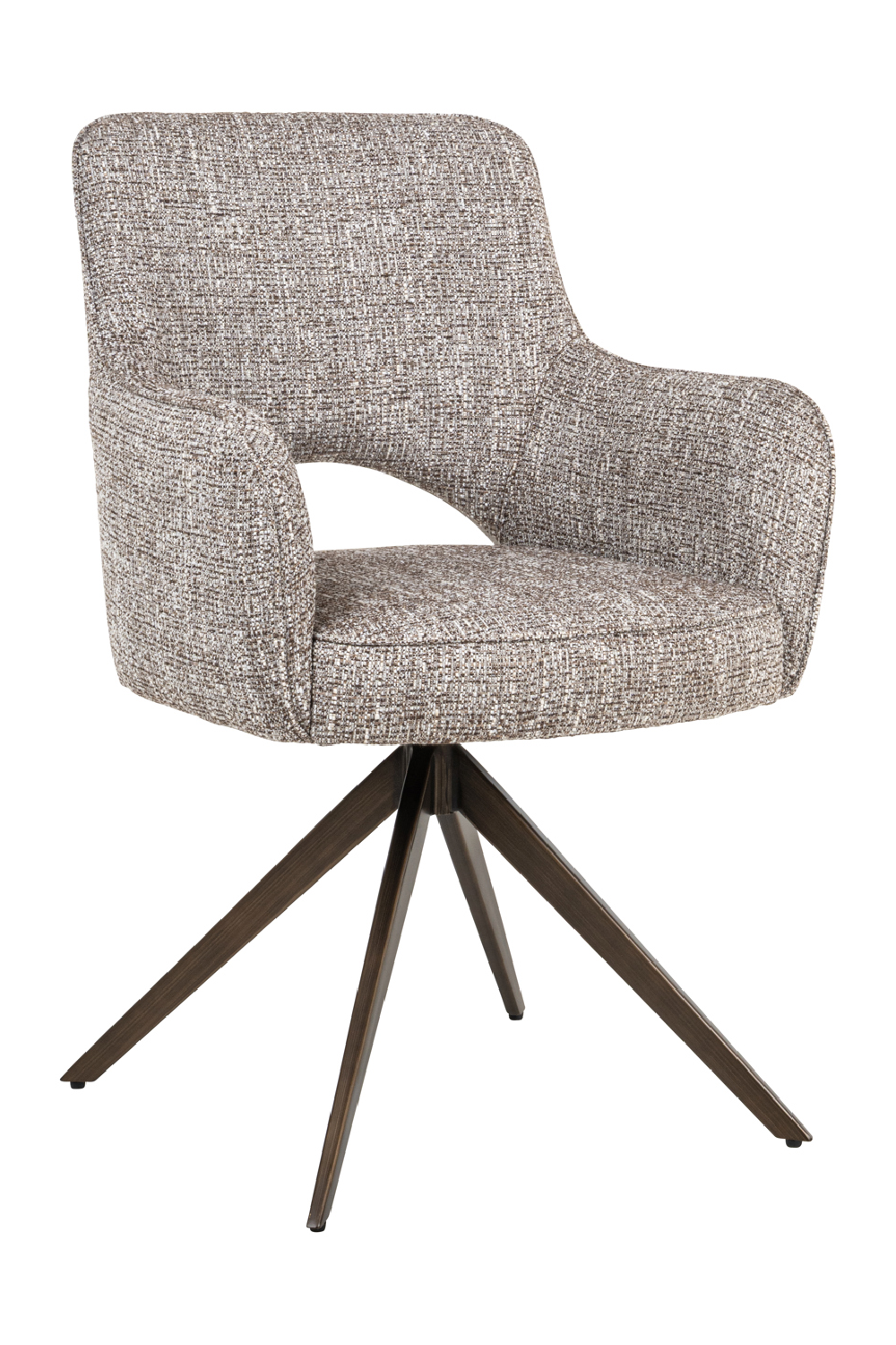 Cut-Out Swivel Dining Armchair | Richmond Interiors Ginerva | Oroa.com