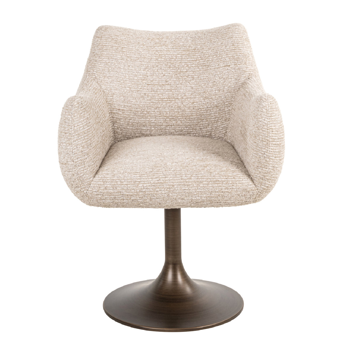 Modern European furniture - Upholstered Dining Swivel Chair - www.oroa.com | Oroa.com