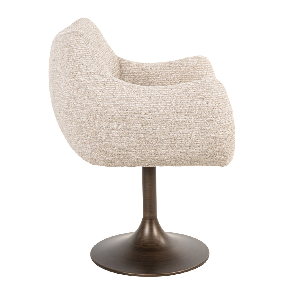 Modern European furniture - Upholstered Dining Swivel Chair - www.oroa.com | Oroa.com