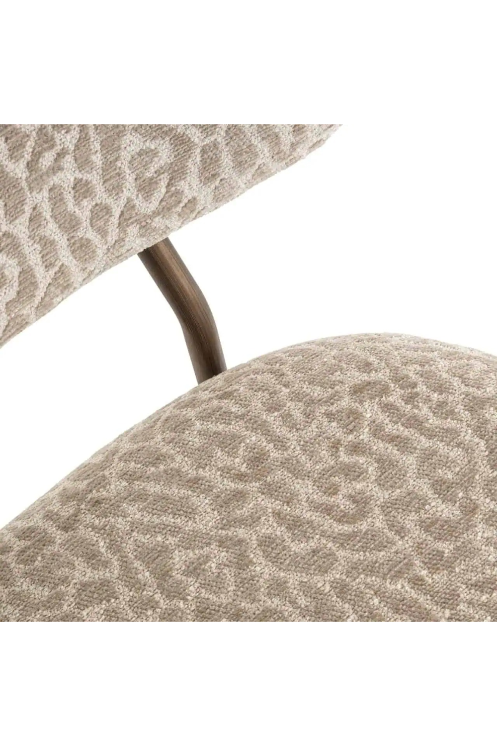 Beige Leopard Print Counter Stools (2) | Richmond Interiors Xenia | Oroa.com