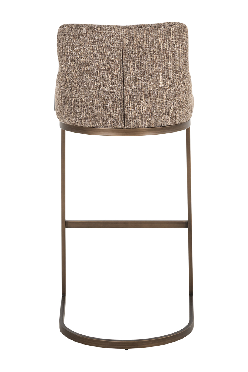 Brown Cantilevered Bar Stool Set (2) | Oroa.com